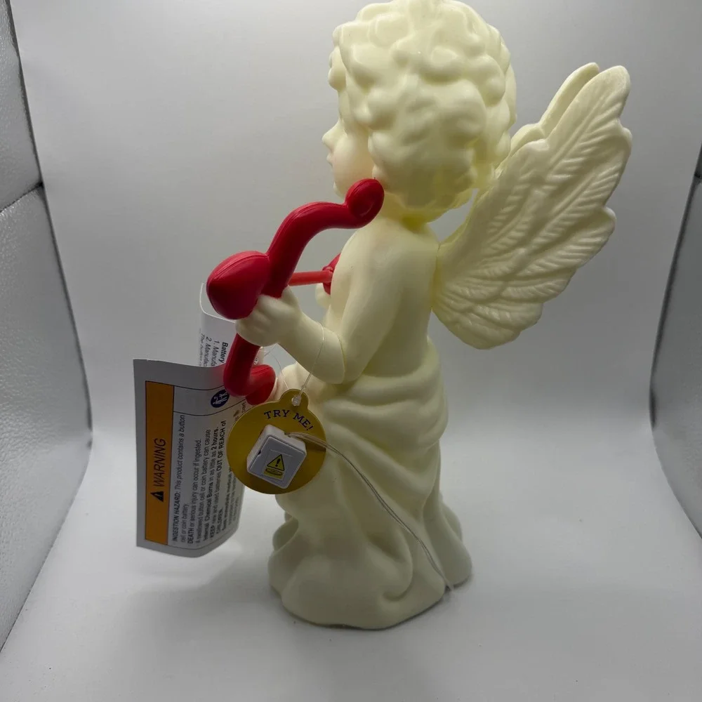 Cupid‎ Angel LED Blow Mold Light Up Valentine Cherub Figurine Decor NWT
